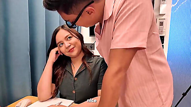 Curious pinay student gets extra attention from her professor after class pov scene sharinami