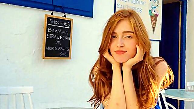 Redhead young angel Jia Lissa gets her crack fucked by a long penis