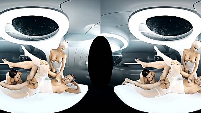 Blanche Bradburry & Patty Michova & Vanessa Decker in 2017: Space Orgasm - Voyeur - RealityLovers
