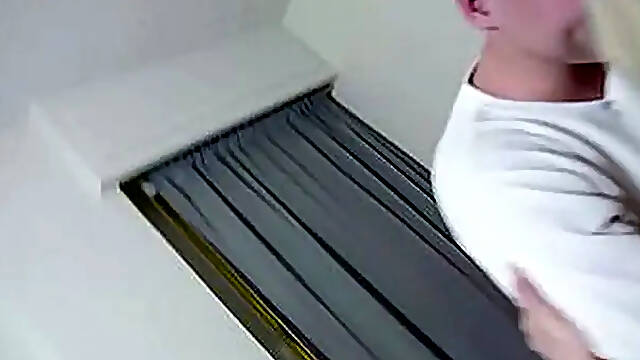 A tall young man goes bottom to top with a mature Colombian woman in an