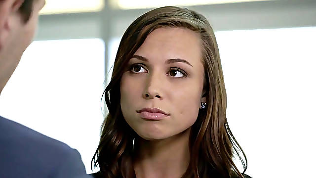 Young personal assistant Aidra Fox ass fucked by her boss