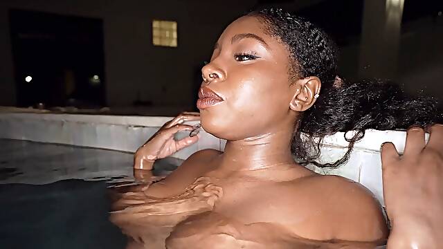 Ebony babe with big tits and hot ass gets slammed - Amari Anne