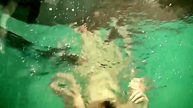 Hot underwater masturbation with orgasms