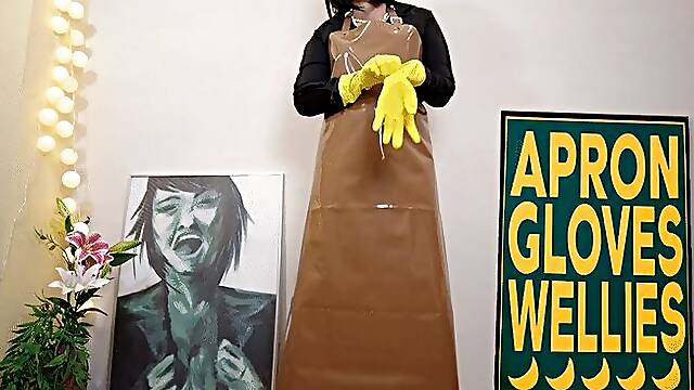 Apron Gloves Wellies