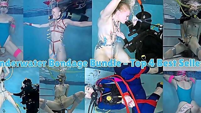 Underwater Bondage BUNDLE Of Best Clips!