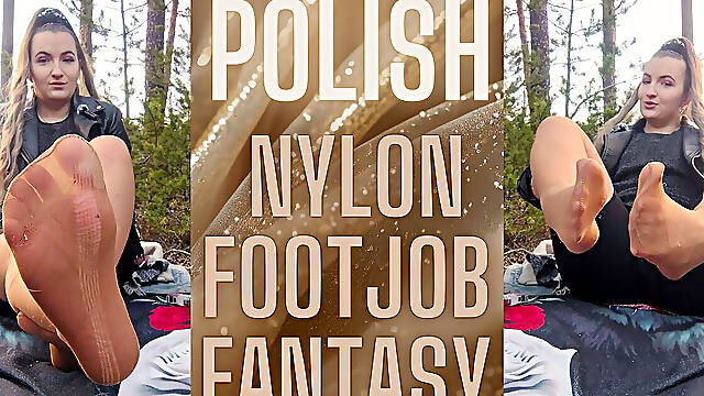 (102) Polish Fantasy Footjob in Nylons