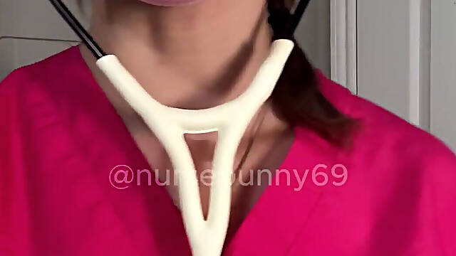 Stethoscope Exam and Strap-on Peggingyou're Here for Your Physical Exam