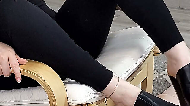 100 Wedge Heels & Platforms Wedge Fetish, Shoejob & Cum on Wedges Compilation - Dame Olga 4K