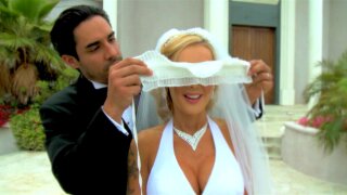 Slutty bride is cheating on her husband