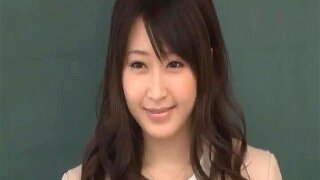 Young Japanese teacher gets involved into a nasty group action by her dirty-minded students. She gets her pussy fingered and banged, and receives a huge load of cum on her face