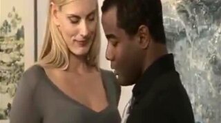 Sexy cougar fucks bbc for promotion