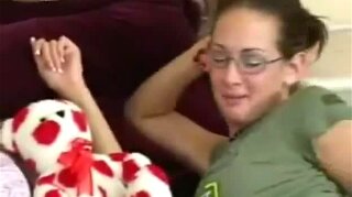 Two girls try diapers and spanking