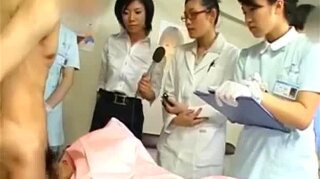 Asian wife is examining female workers 7 part 3