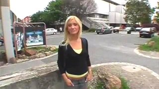 Hot Blonde Lady Gets Talked Up And Then Sucks A Dick