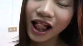 Asian Cute Shemale Trying For Her Orgasm