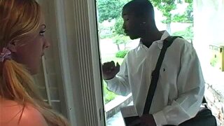 Roxi Sucks And Fucks A Door-To-Door Salesman