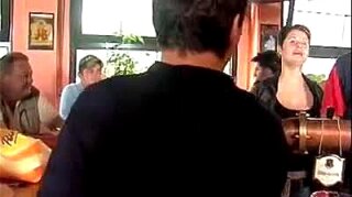 German orgy in the bar with lots of pussy pounding
