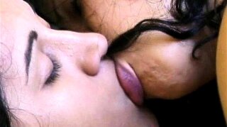 Passionate Indian Lesbians Kissing