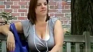 Saggy Mothers Breasts Out In Public