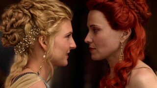 Viva Bianca and Lucy Lawless - Spartacus s1e02