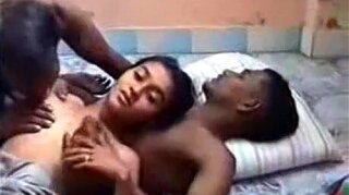 Desi hotty team-drilled by five mates