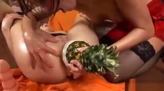 Broad inserts two fists and a pineapple in another chick'...
