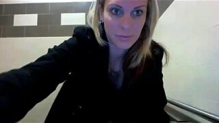 Experience a seductive milf's daring act in a public place. Watch as this experienced cougar satisfies herself on webcam, showcasing her dirty desires. Discover the hidden world of men's room pleasure.
