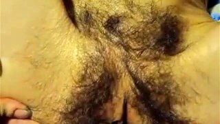 Very Hairy Pussy wife gets fucked by her pervy neighbor
