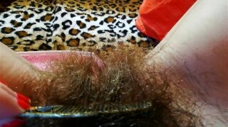 Hairy bush big clit pussy compilation - video 1