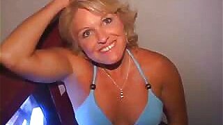 Glory Hole Cum Slut MILF Gets Creampies In Her Pussy and Asshole