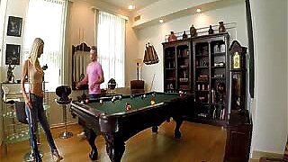 Stepmom Fucked on the snooker table