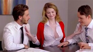 Jo and Quinn have a competition to see who can fuck their tutor the best to find the ultimate companion for Blairs pussy