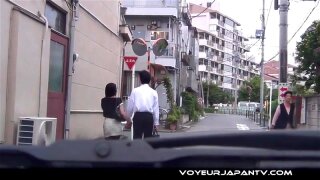 Watching a couple go to an apartment, VoyeurJapanTV follows. With our cameras, we catch them taking a 