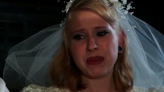 BURNING ANGEL - Tattooed bride takes bbc