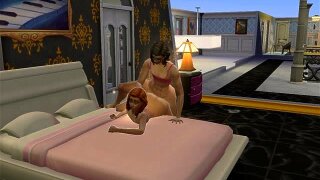 Some shemale sex (Sims 4)